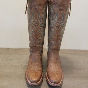 Ariat Womens Size 8B Tall Cowboy Boots